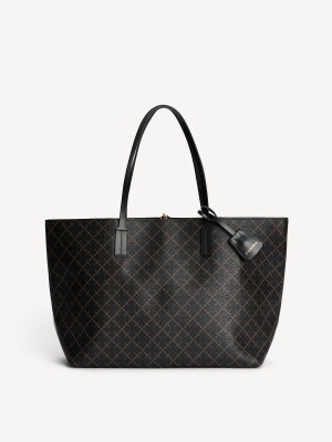 By Malene Birger Abigail Printed Tote Vesker Mørke | NO_BB11825