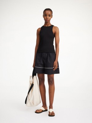 By Malene Birger Amanias Tank Topper Svarte | NO_BB58959