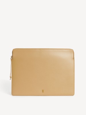 By Malene Birger Aya Leather Laptop Case Annet Tilbehør Sand | NO_BB94454