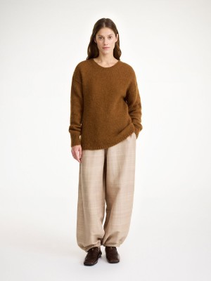 By Malene Birger Briella Mohair-blend Sweater Strikkevarer Bison | NO_BB63716