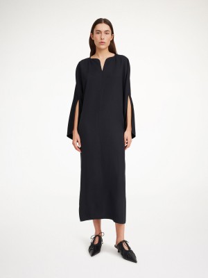 By Malene Birger Cais Maxi Kjole Svarte | NO_BB13074