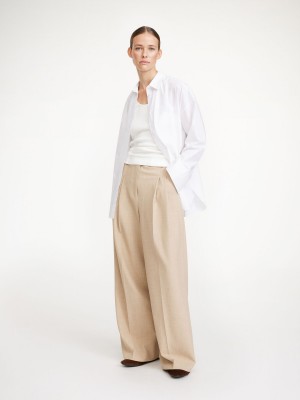 By Malene Birger Cymbaria High-waisted Bukser Brune | NO_BB75003