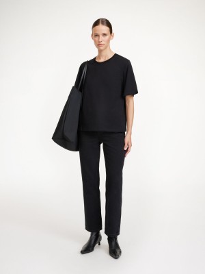 By Malene Birger Hedil T-shirt Topper Svarte | NO_BB81722