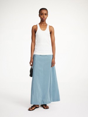 By Malene Birger Isoldas Maxi Skjørt Cool Water | NO_BB86372