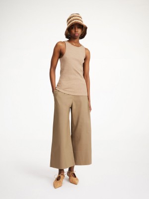 By Malene Birger Luisa High-waisted Bukser Shitake | NO_BB16447