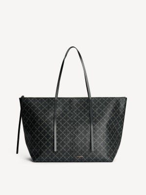 By Malene Birger Luze Tote Vesker Charcoal | NO_BB45556