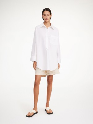 By Malene Birger Maye Organic Cotton Skjorte Hvite | NO_BB45352