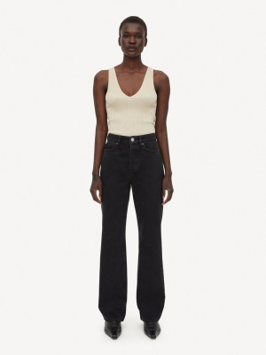 By Malene Birger Miliumlo Organic Cotton Bukser Svarte | NO_BB33922