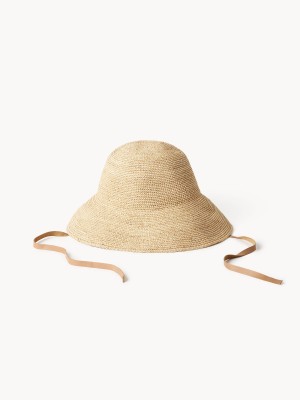 By Malene Birger Rafiah Straw Hat Annet Tilbehør Lyse | NO_BB65290