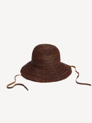 By Malene Birger Rafiah Straw Hat Annet Tilbehør Bison | NO_BB72329