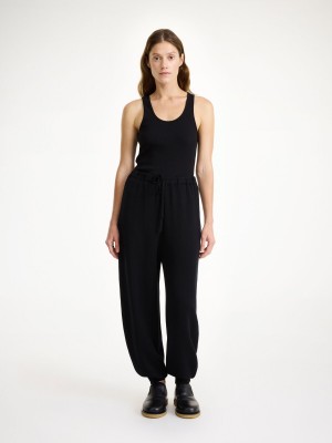 By Malene Birger Tevana High-waisted Bukser Svarte | NO_BB26023