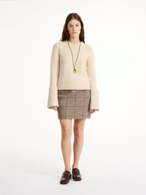 By Malene Birger Vestlinge Mini Skjørt Autumn check | NO_BB33052