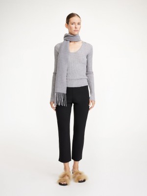 By Malene Birger Vilea Cropped Bukser Svarte | NO_BB34700