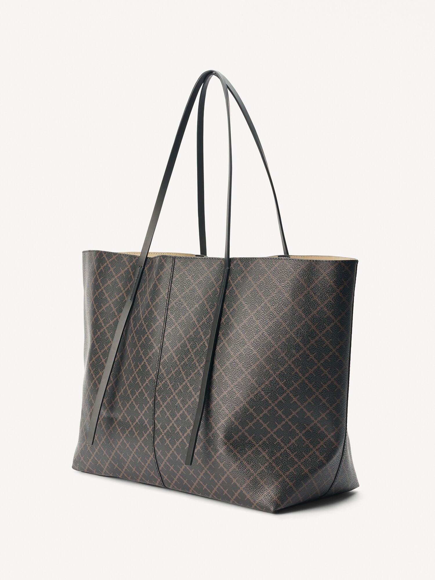 By Malene Birger Abi Printed Tote Vesker Mørke | NO_BB35535