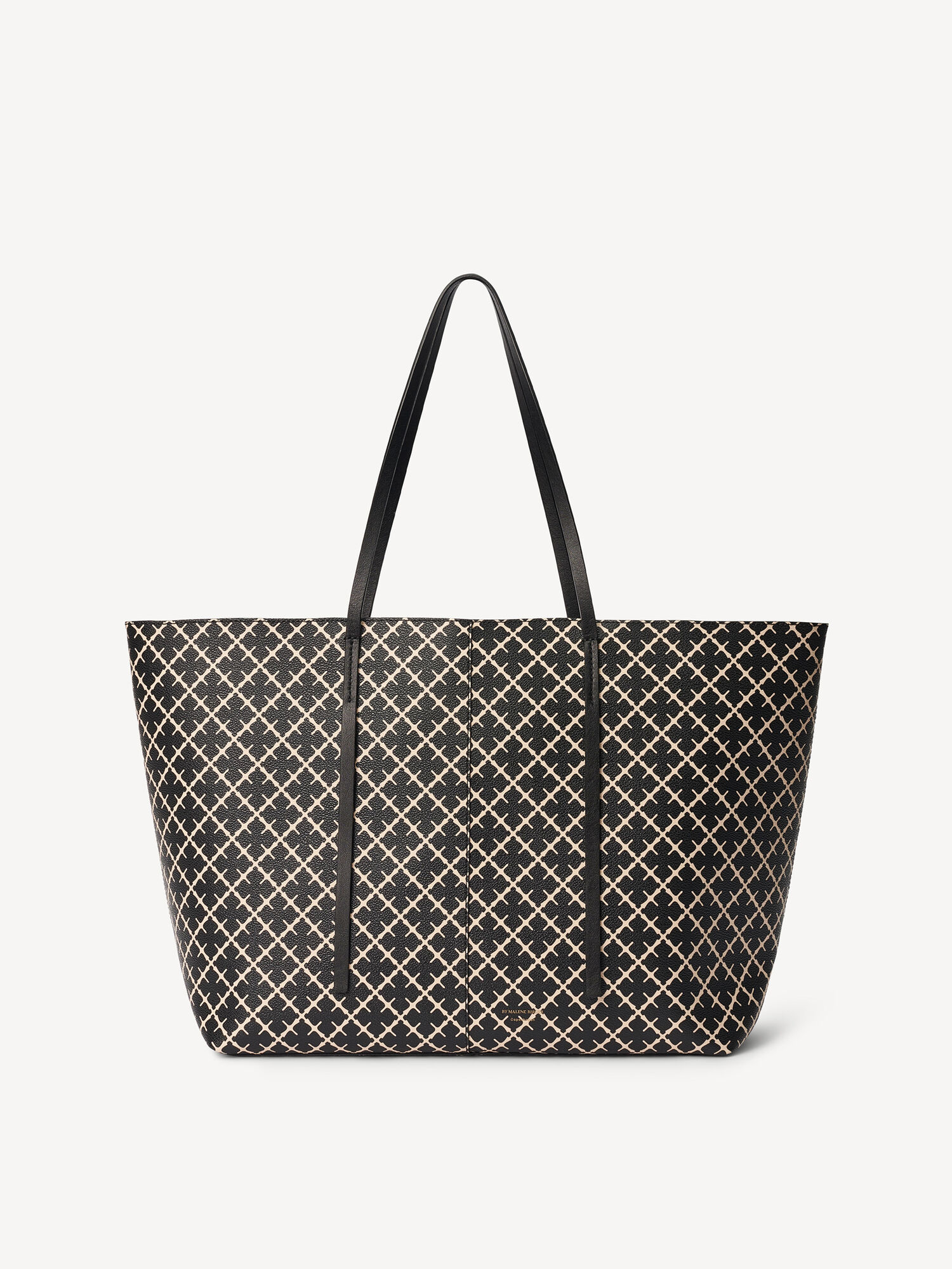 By Malene Birger Abi Printed Tote Vesker Svarte | NO_BB42866