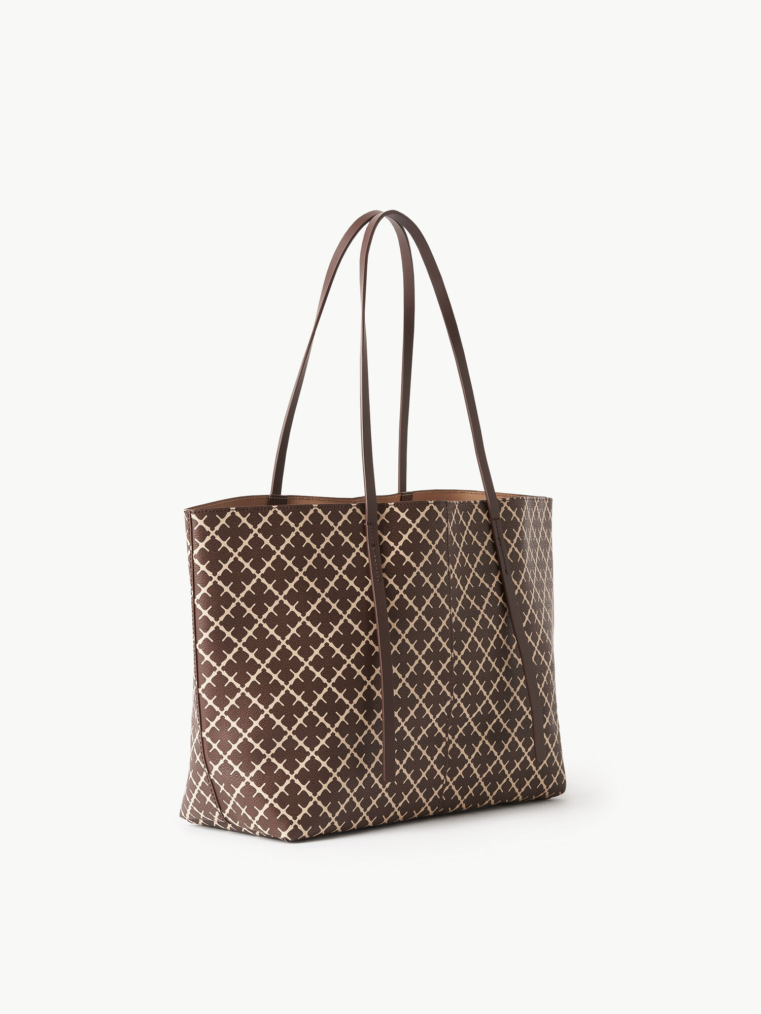 By Malene Birger Abigail Printed Tote Vesker Brune | NO_BB96701