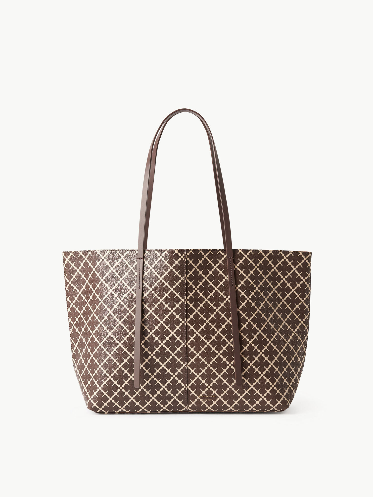 By Malene Birger Abigail Printed Tote Vesker Brune | NO_BB96701