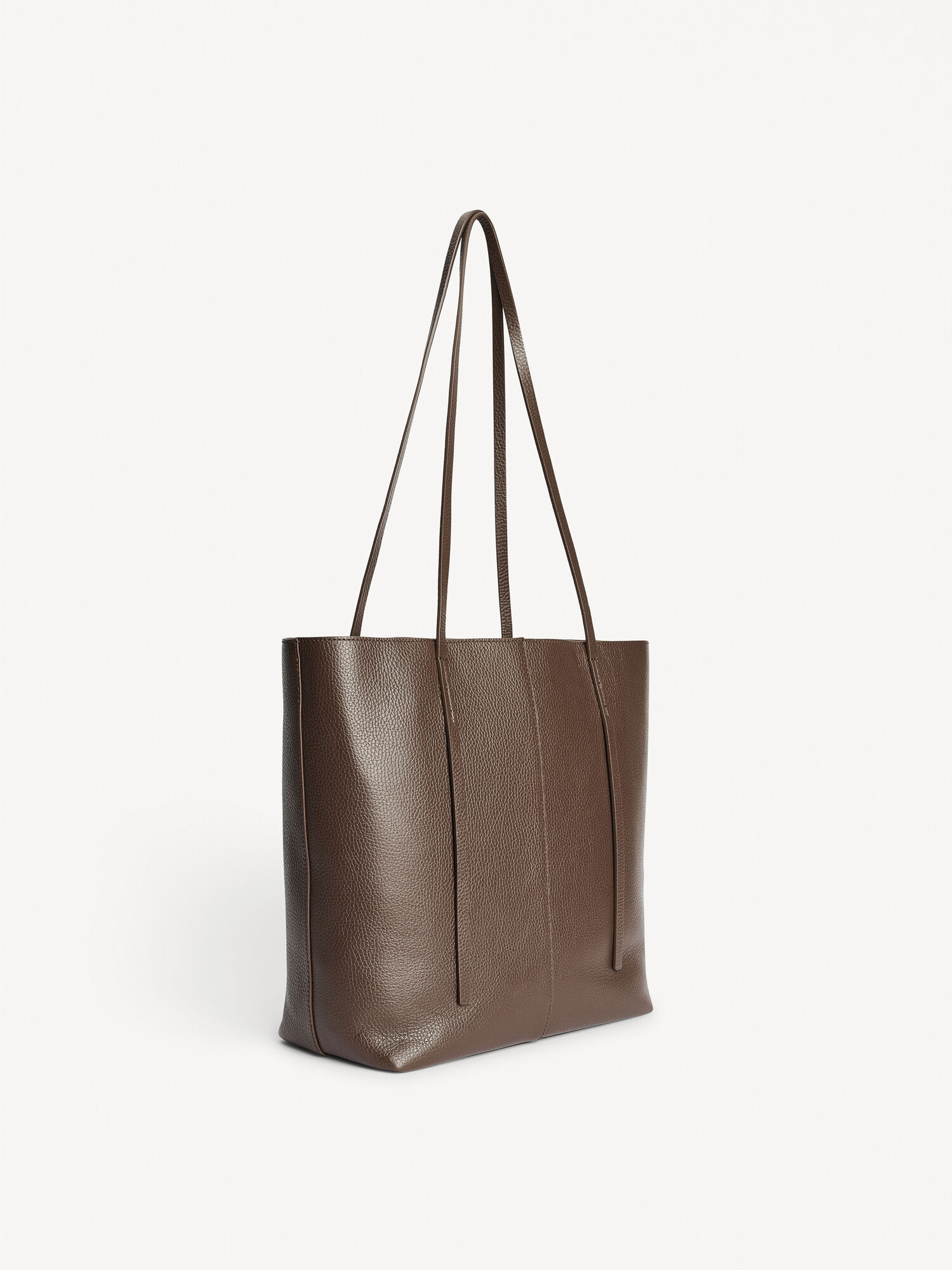 By Malene Birger Abilso Leather Tote Vesker Kaffe | NO_BB50866