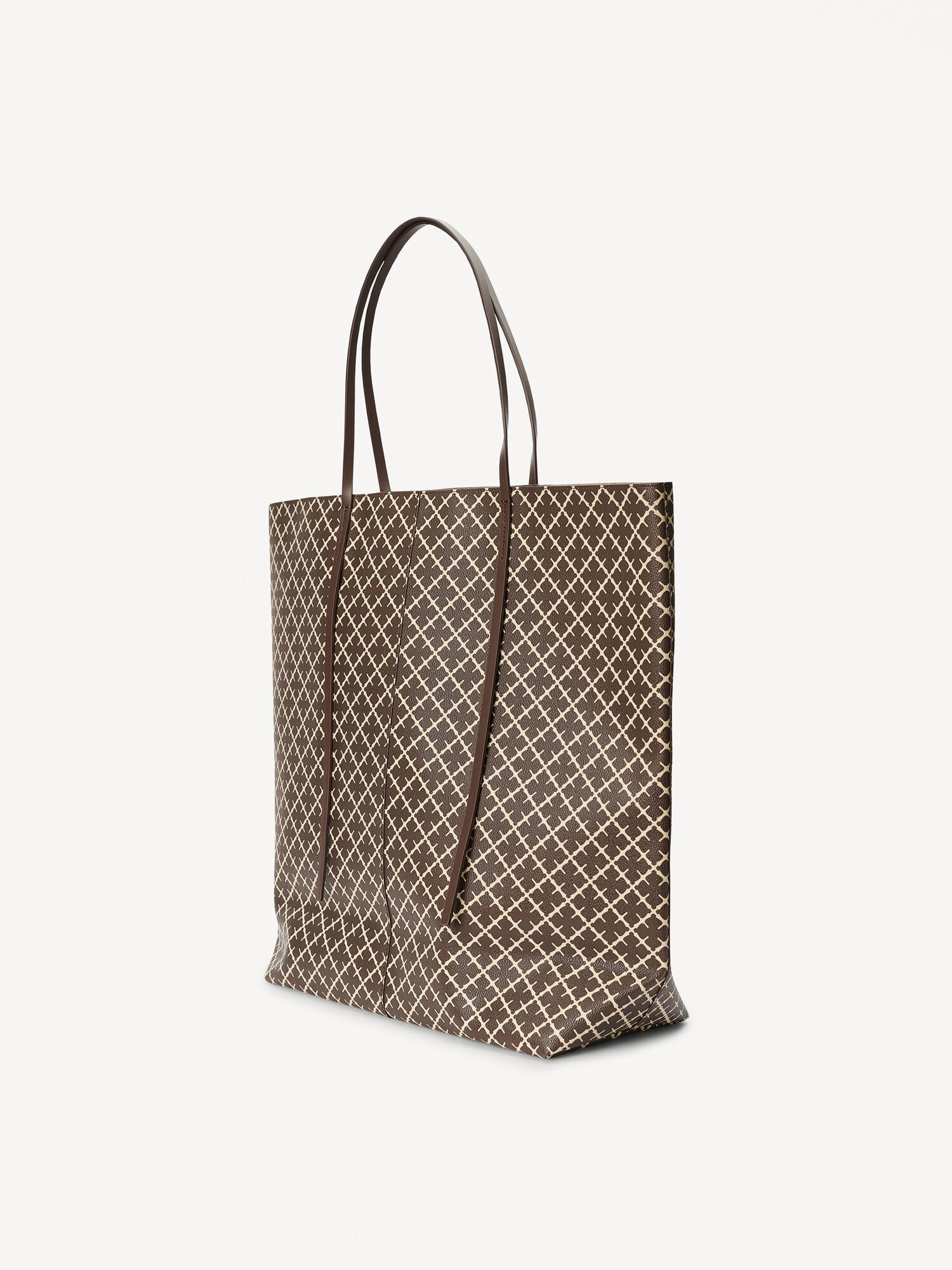 By Malene Birger Abrille Printed Tote Vesker Brune | NO_BB66976