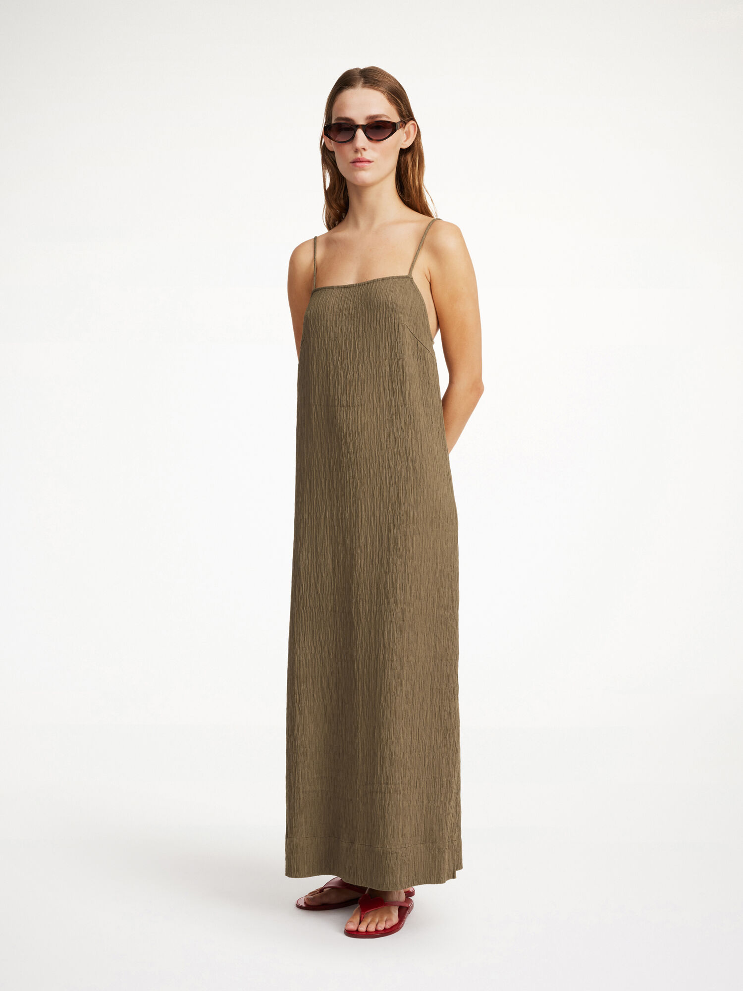 By Malene Birger Almeena Maxi Kjole Shitake | NO_BB50560