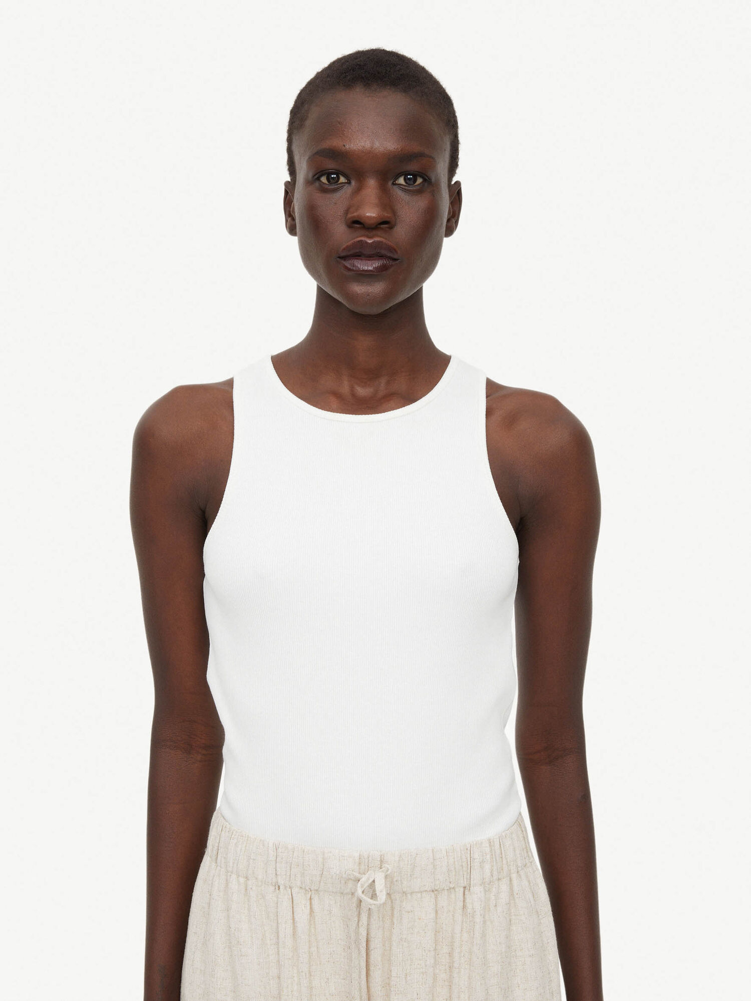 By Malene Birger Amani Tank Topper Hvite | NO_BB44469