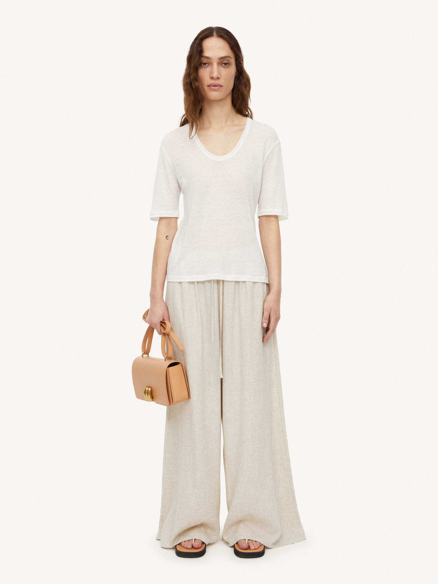 By Malene Birger Amaringa T-shirt Topper Hvite | NO_BB14831