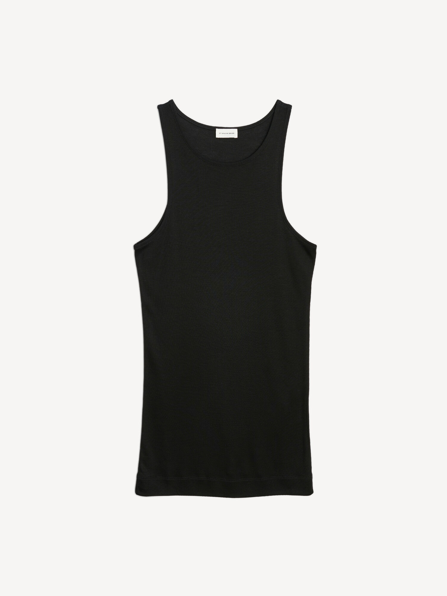 By Malene Birger Amiee Organic Cotton Tank Topper Svarte | NO_BB78753