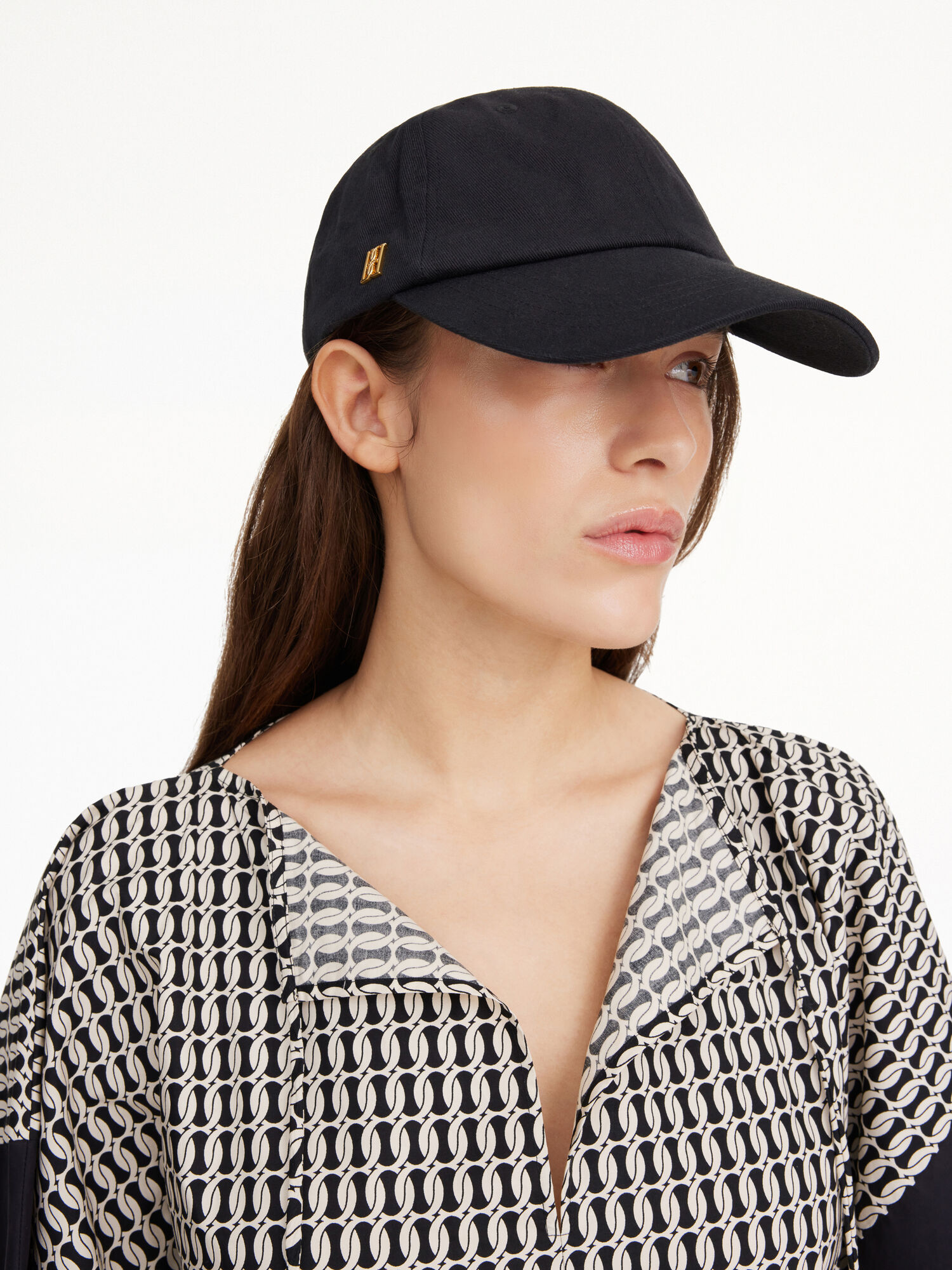 By Malene Birger Aubriela Organic Cotton Hat Annet Tilbehør Svarte | NO_BB25490