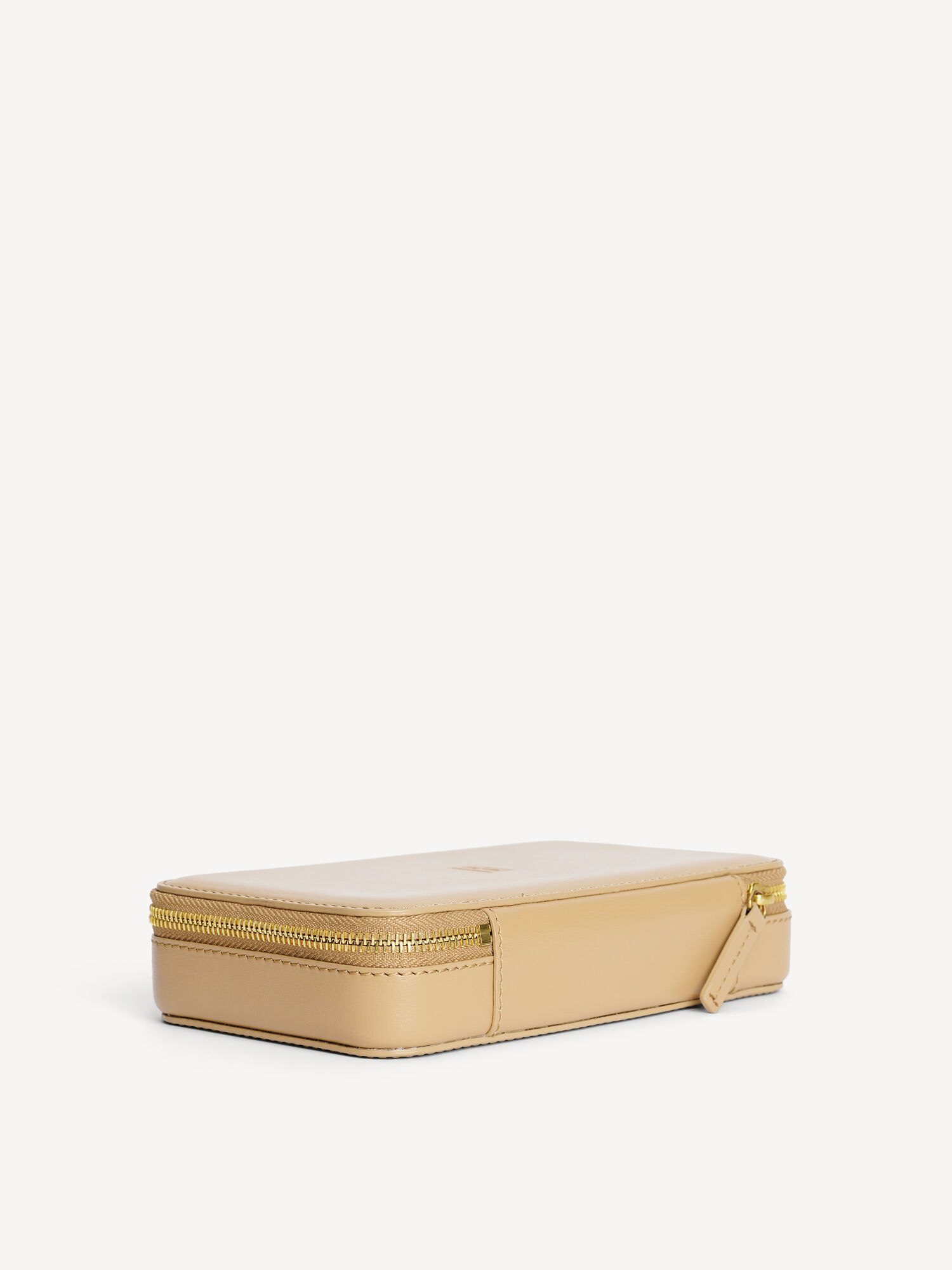 By Malene Birger Aya Cher Leather Jewellery Case Skjønnhetsvesker Sand | NO_BB95235