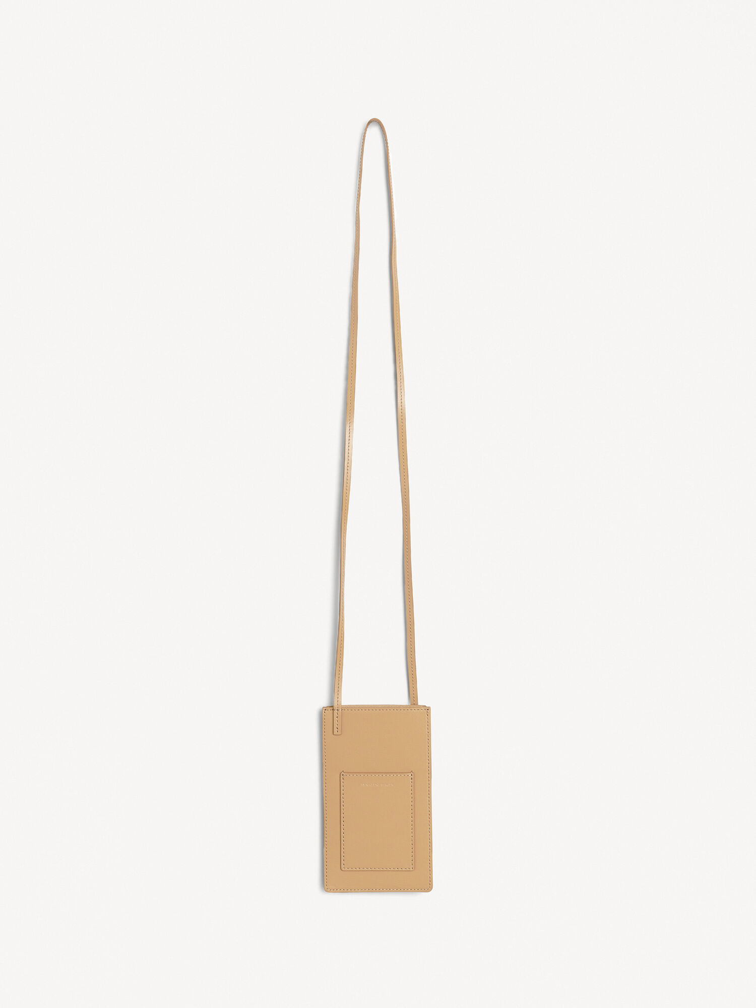 By Malene Birger Aya Leather Phone Pouch Annet Tilbehør Sand | NO_BB42512