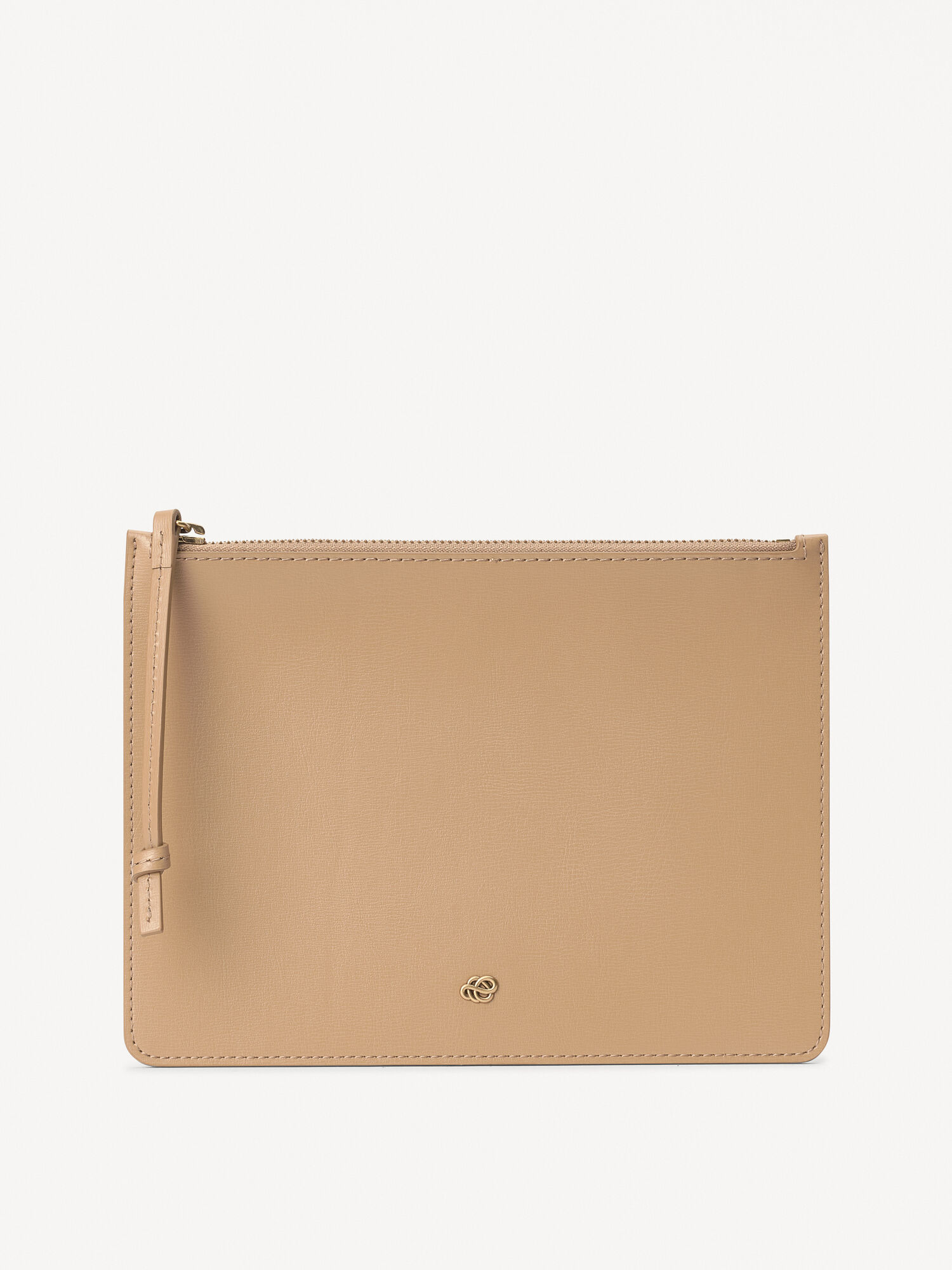 By Malene Birger Aya Leather Purse Vesker Sand | NO_BB67866