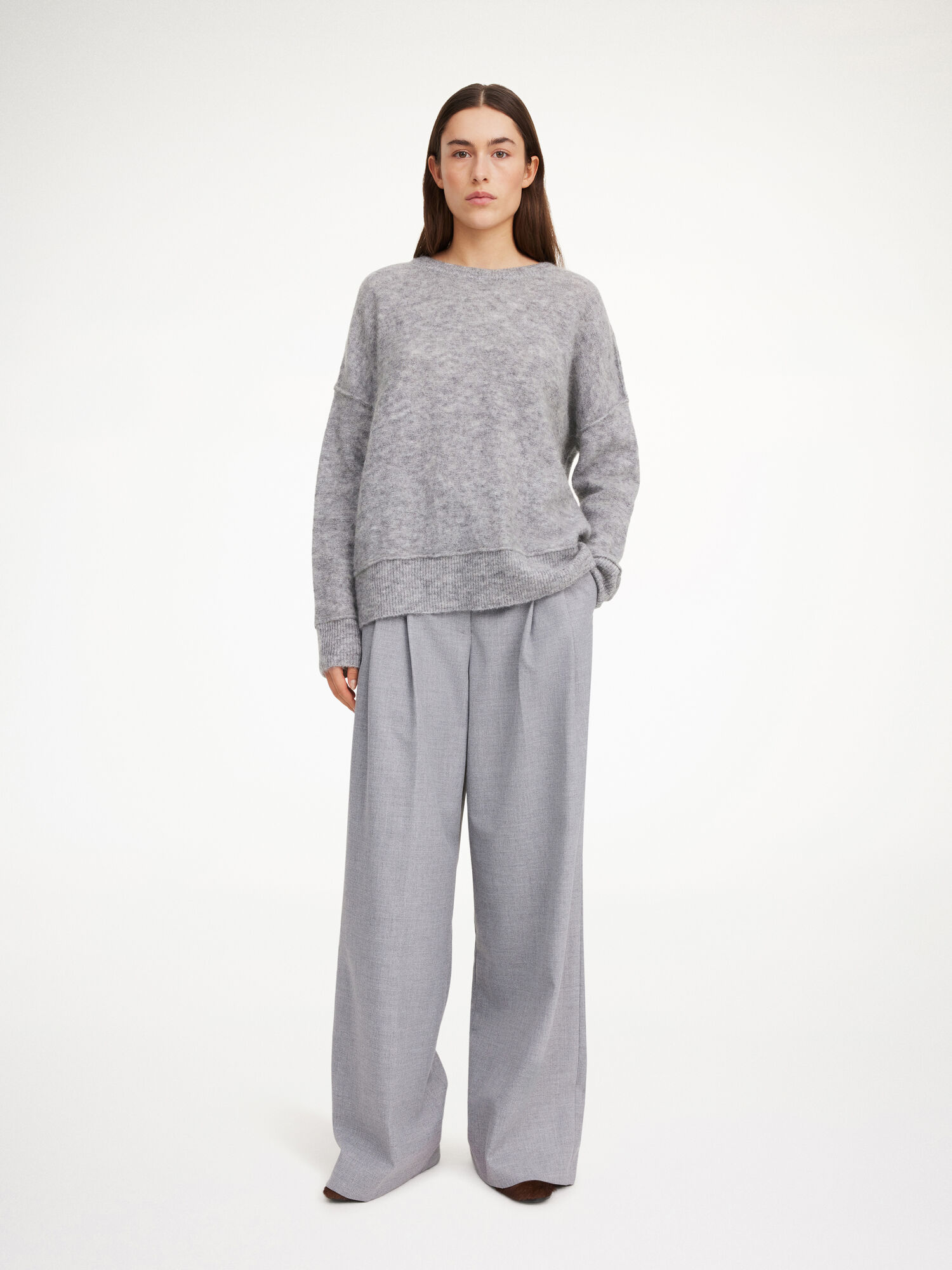 By Malene Birger Biagiorms Sweater Strikkevarer Grå | NO_BB11752