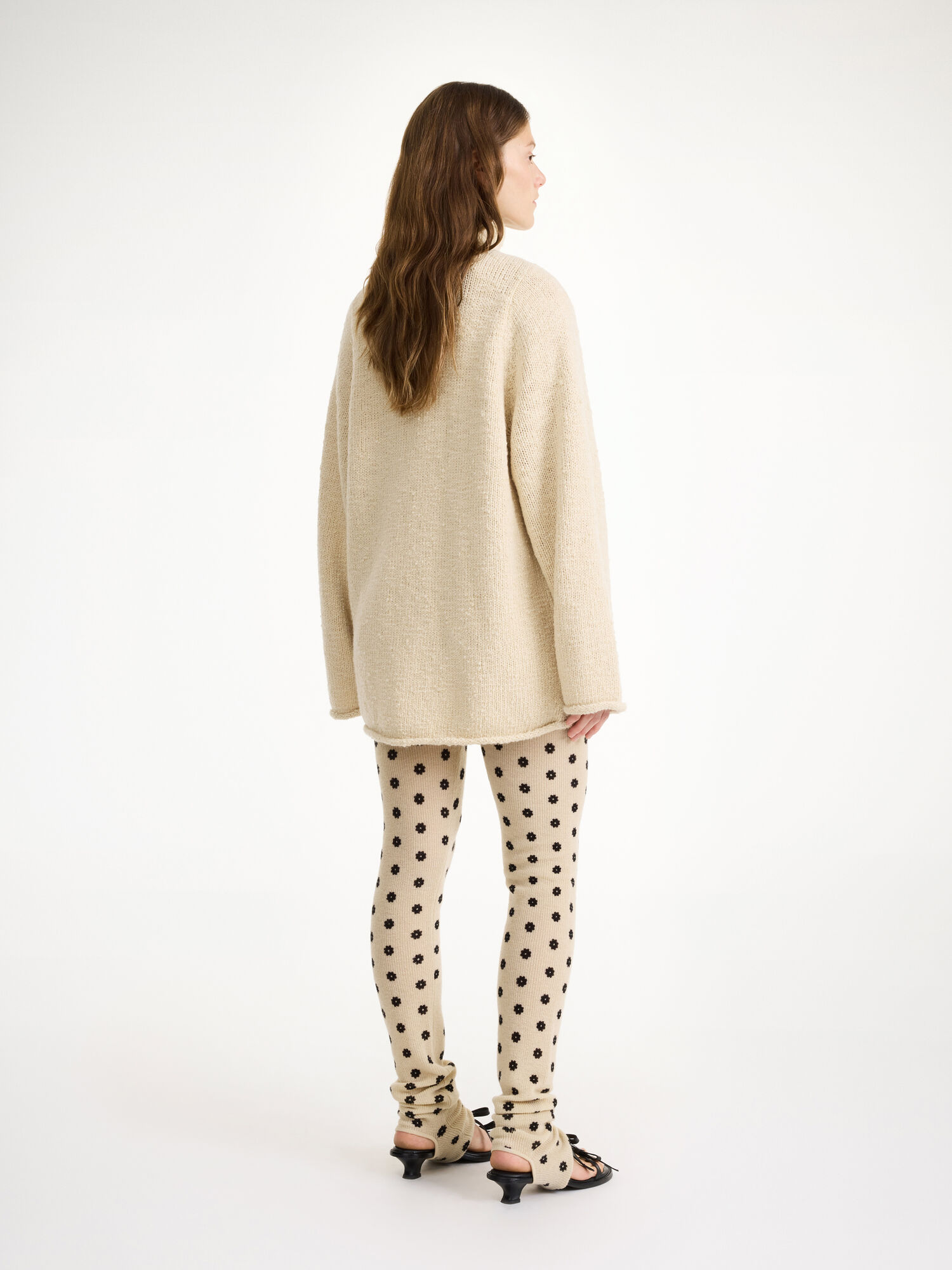 By Malene Birger Breele Wool Leggings Bukser Blomster | NO_BB37410