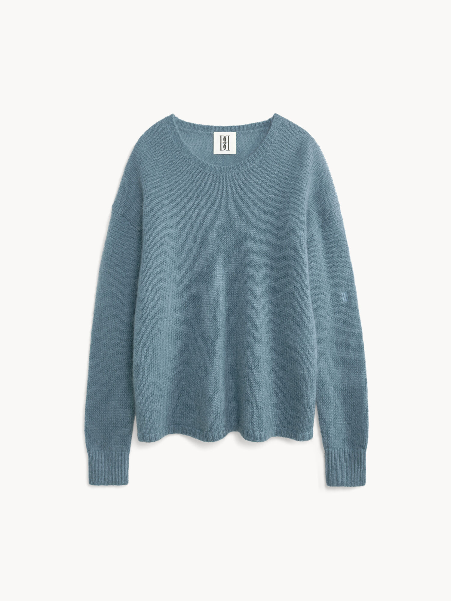 By Malene Birger Briella Mohair-blend Sweater Strikkevarer Cool Water | NO_BB14358