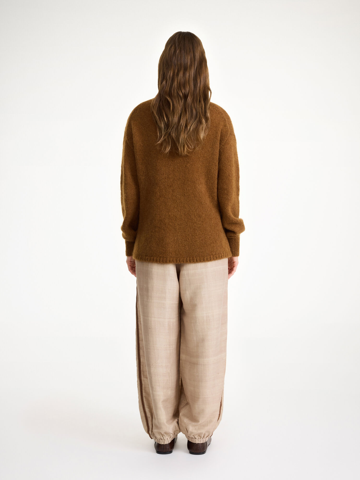 By Malene Birger Briella Mohair-blend Sweater Strikkevarer Bison | NO_BB63716