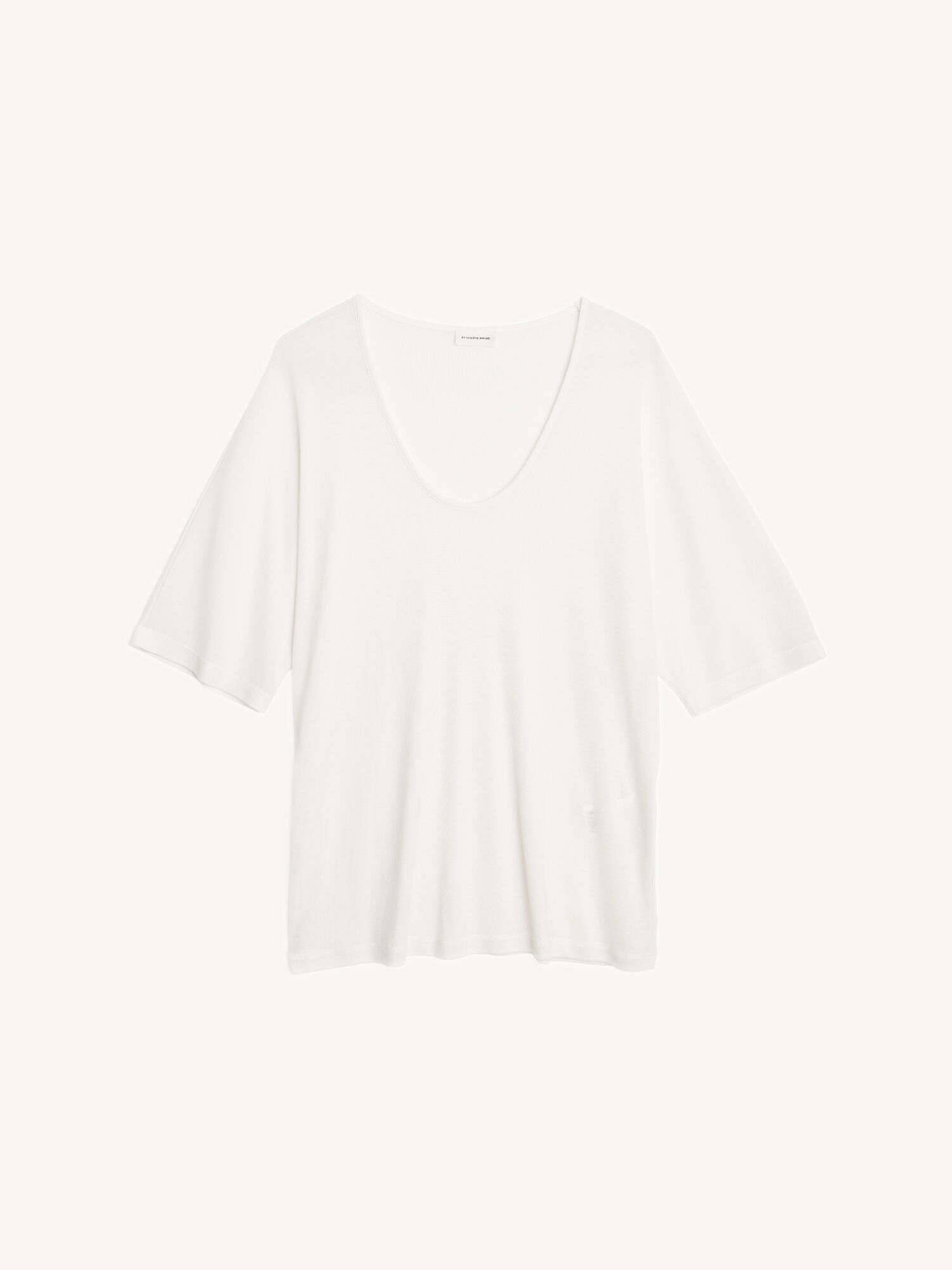 By Malene Birger Cevina Oversized T-shirt Topper Hvite | NO_BB65695