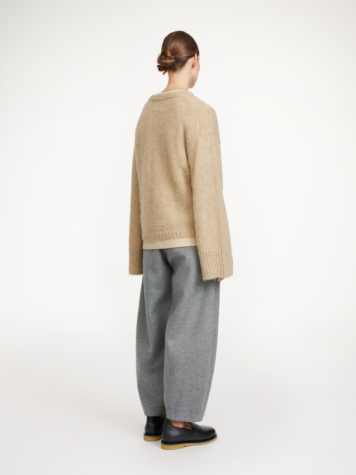 By Malene Birger Cierra Sweater Strikkevarer Beige | NO_BB55813