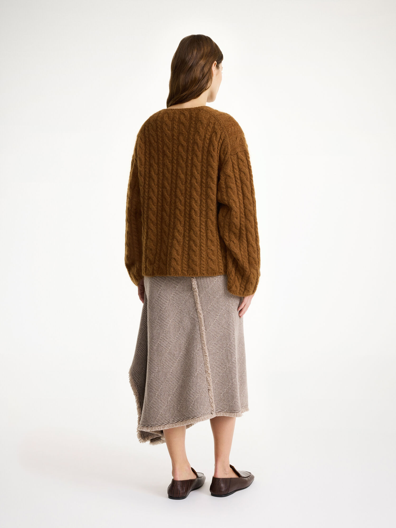 By Malene Birger Cimone Cable-knit Sweater Strikkevarer Bison | NO_BB10667