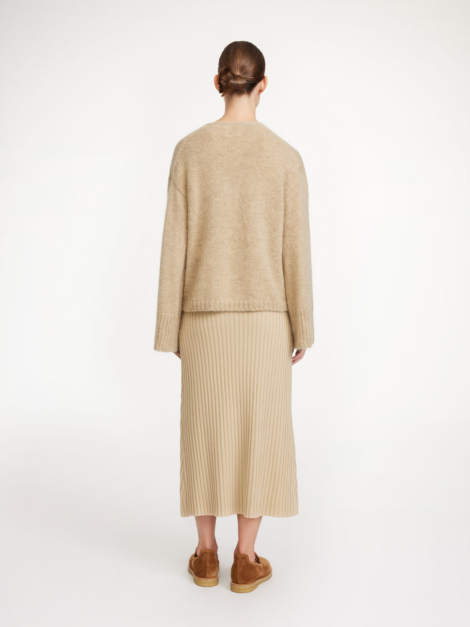 By Malene Birger Cimone Sweater Strikkevarer Beige | NO_BB29495