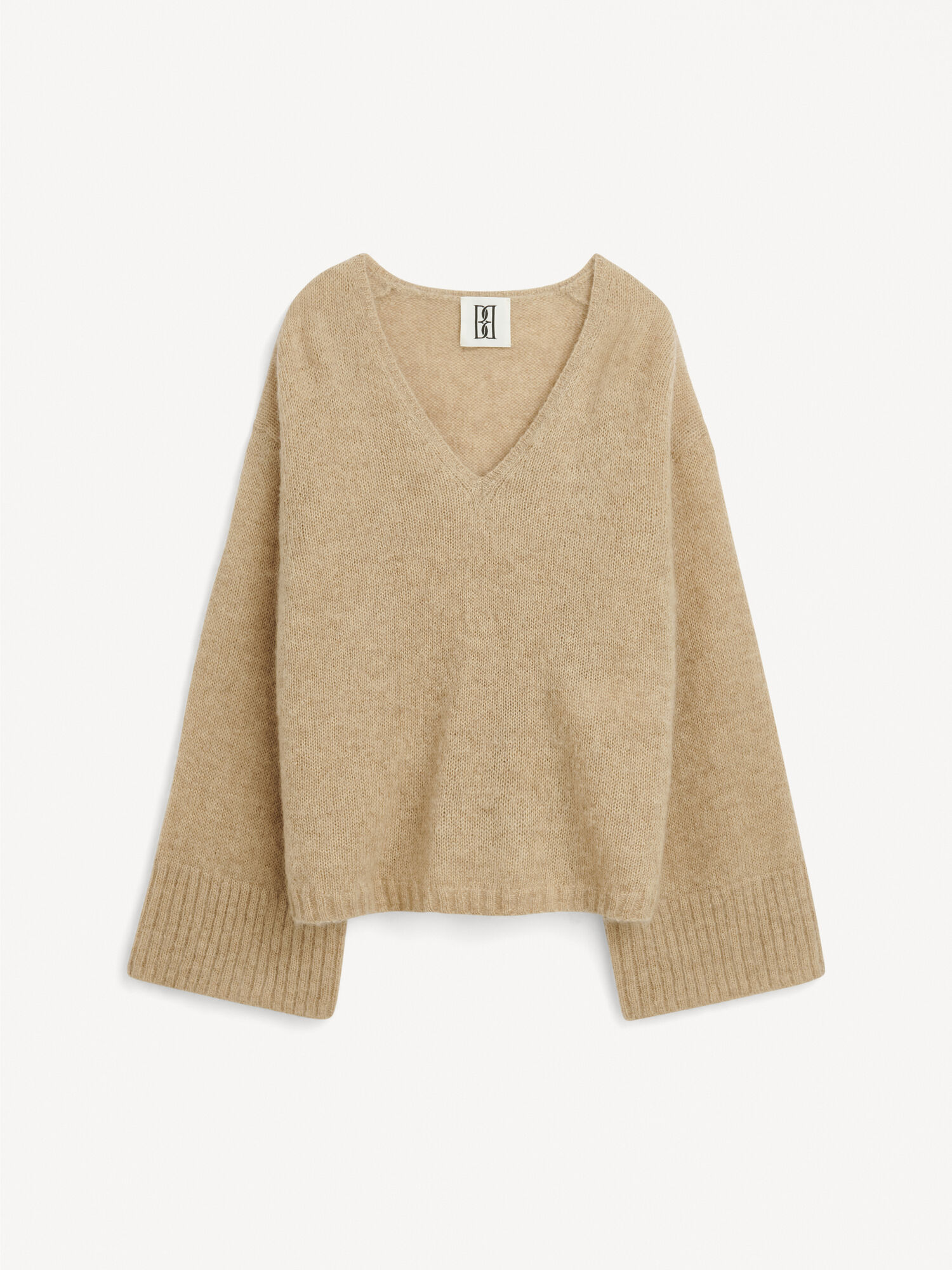 By Malene Birger Cimone Sweater Strikkevarer Beige | NO_BB29495