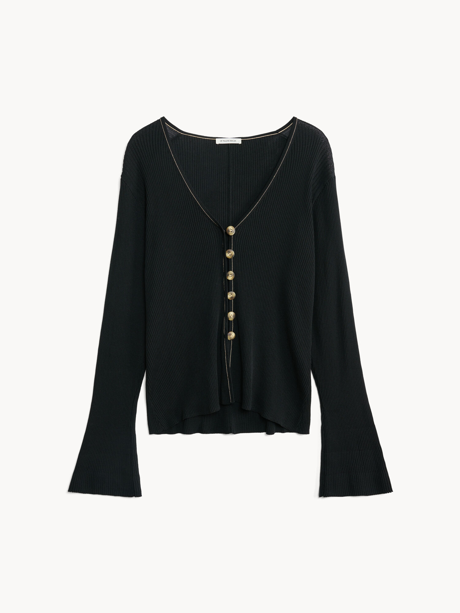 By Malene Birger Cirella Cardigan Strikkevarer Svarte | NO_BB59392