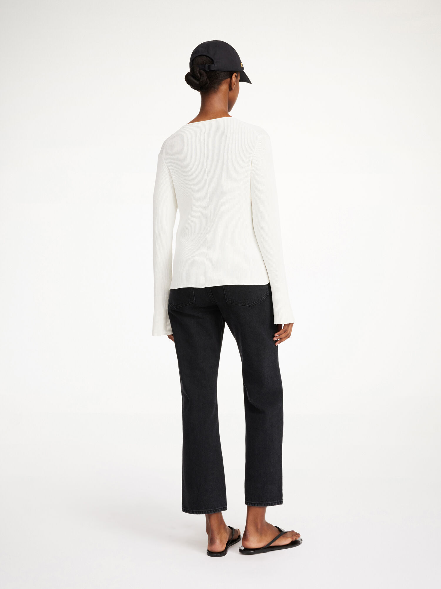 By Malene Birger Cirella Cardigan Strikkevarer Hvite | NO_BB97628