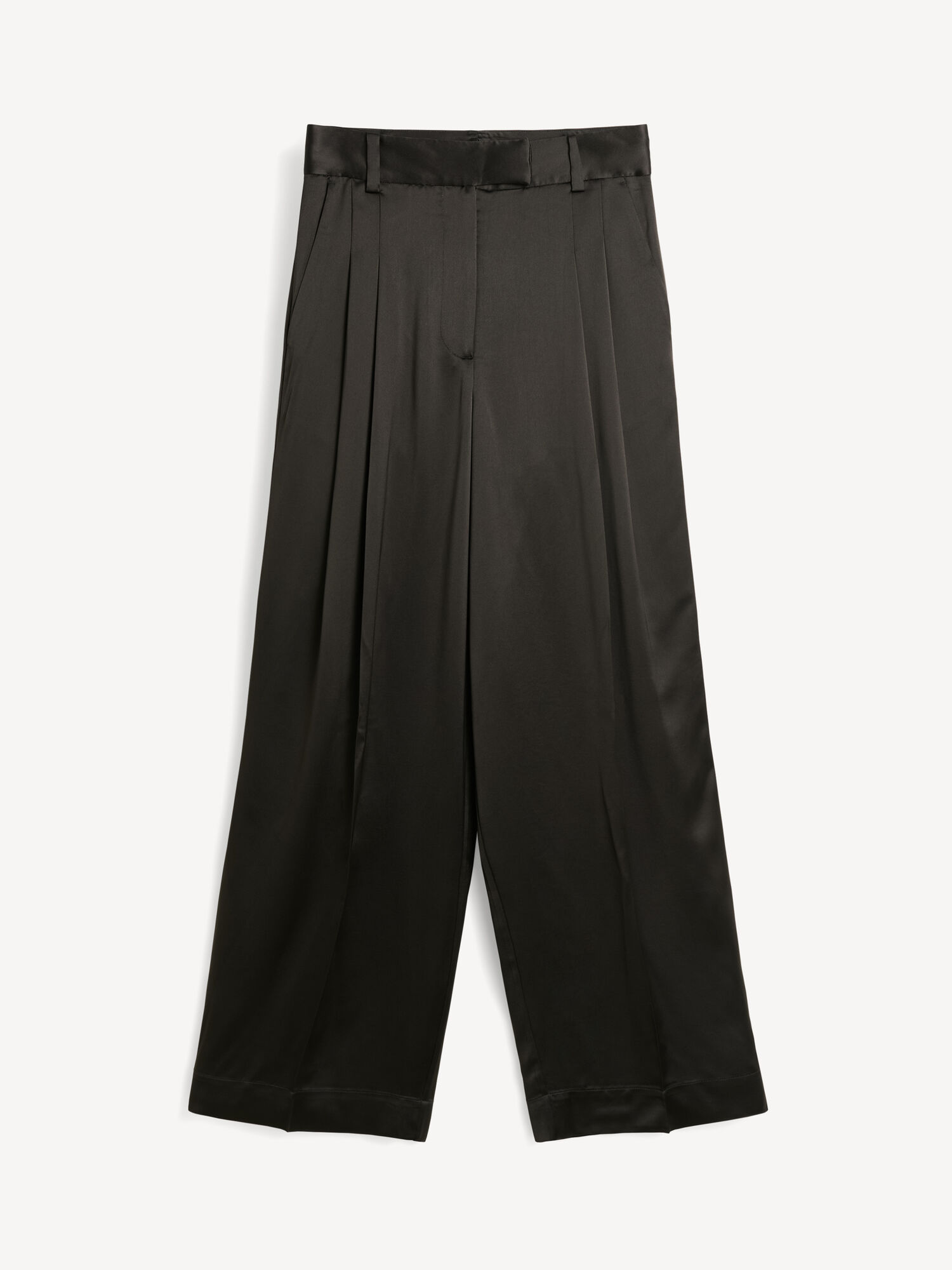 By Malene Birger Cymbaria High-waisted Bukser Svarte | NO_BB12948