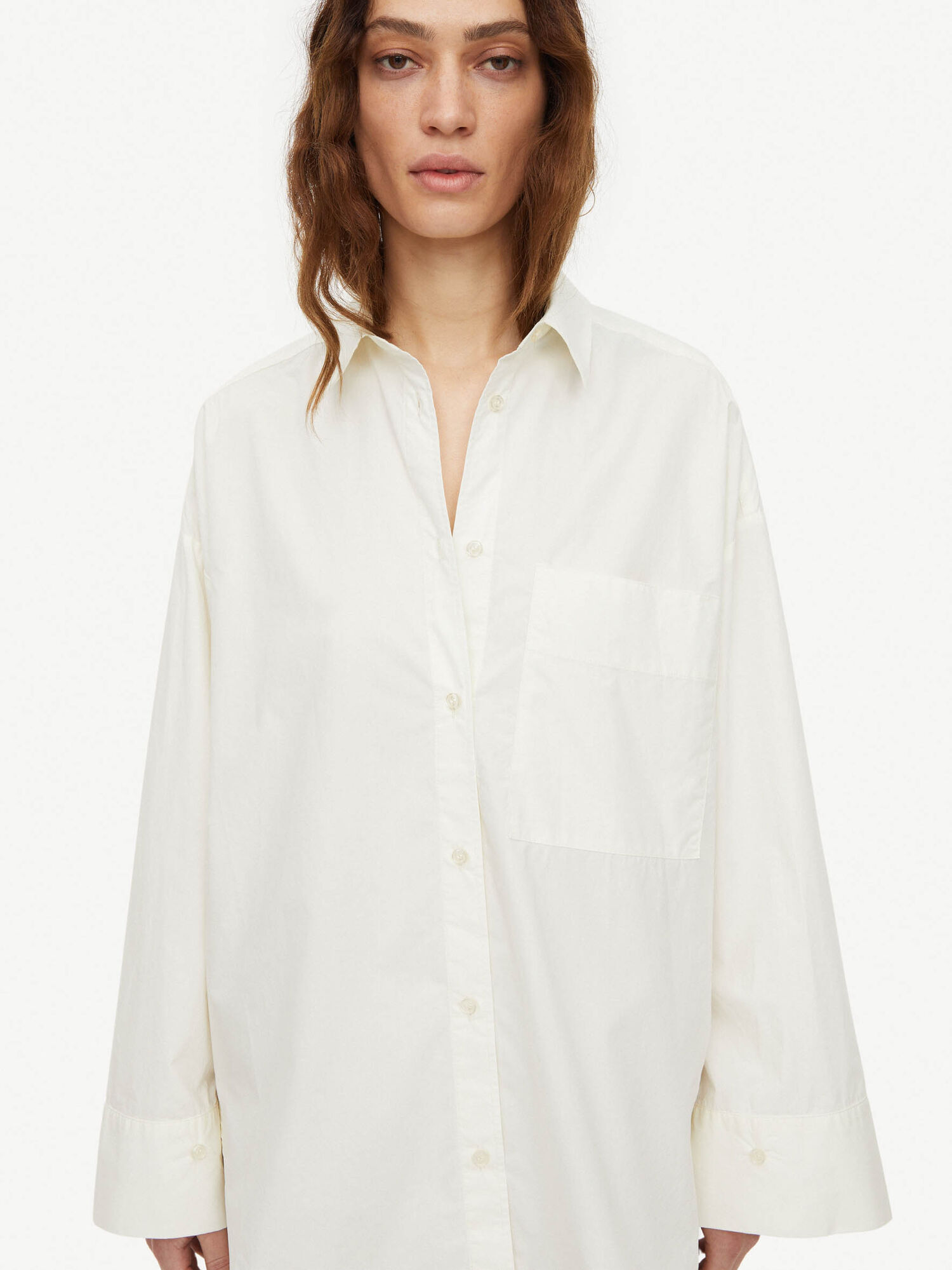 By Malene Birger Derris Organic Cotton Skjorte Hvite | NO_BB28562