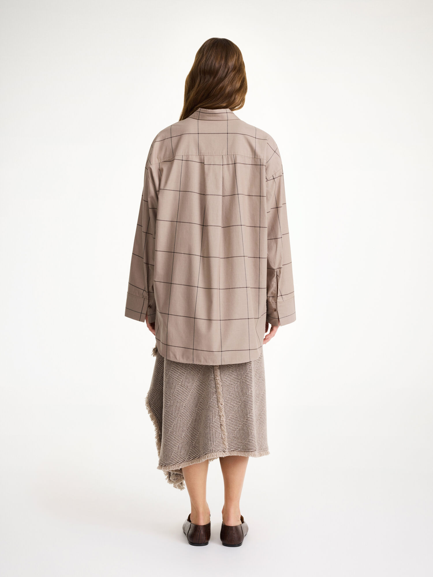 By Malene Birger Derris Organic Cotton Skjorte Autumn check | NO_BB85931