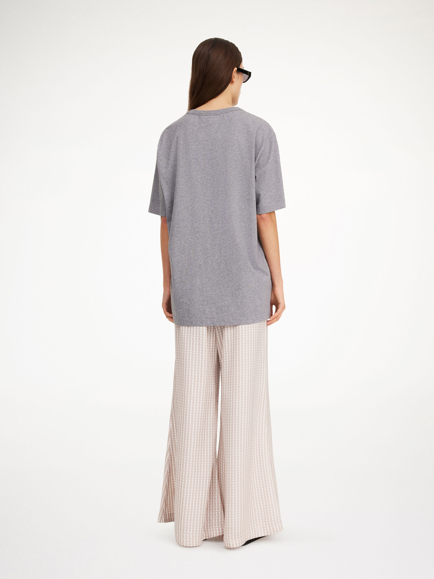 By Malene Birger Fayeh Organic Cotton T-shirt Topper Grå | NO_BB87297