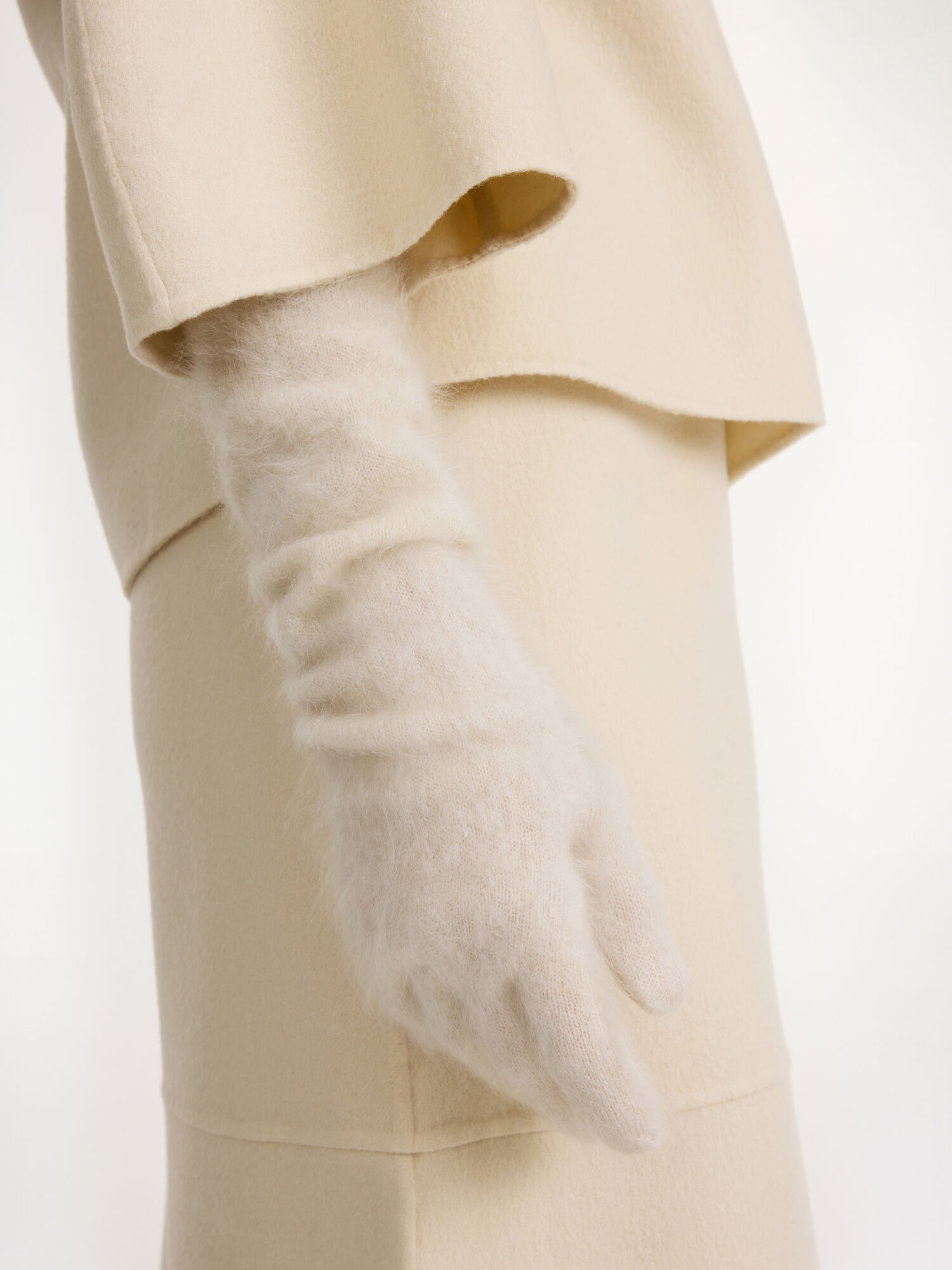 By Malene Birger Guanta Cashmere Gloves Annet Tilbehør Oyster Gray | NO_BB17906