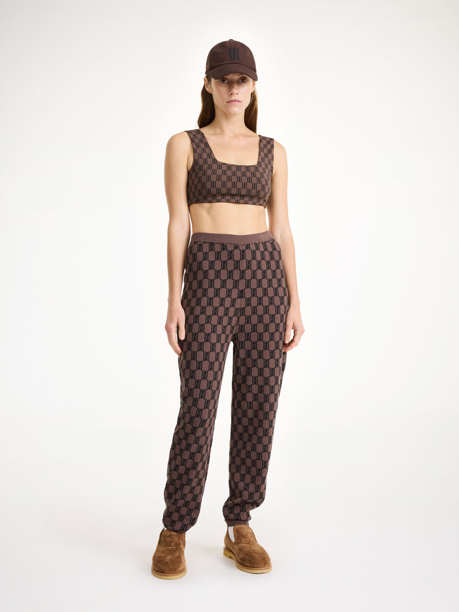 By Malene Birger Hali Knitted Sweatpants Strikkevarer Mørke | NO_BB34808