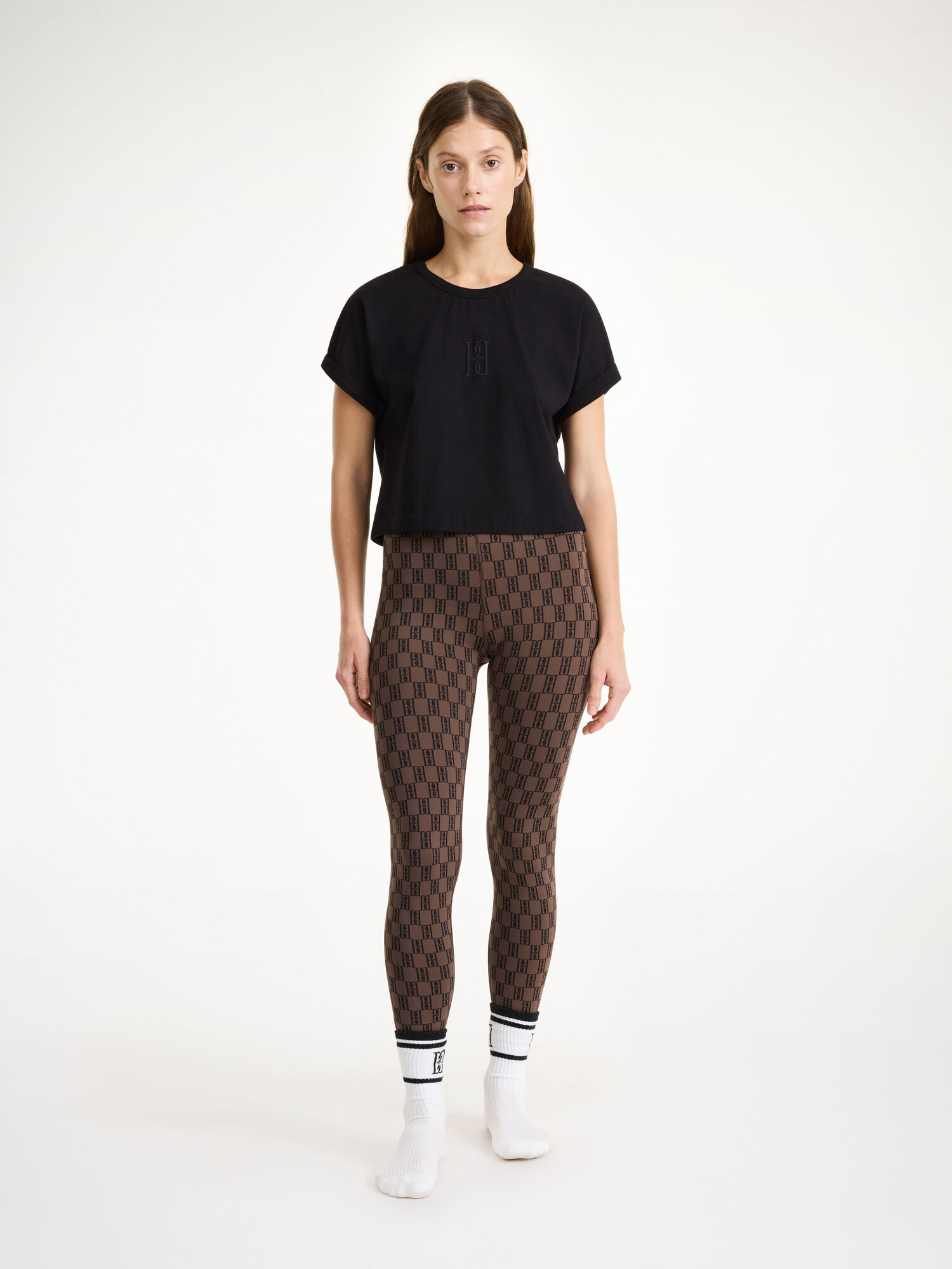 By Malene Birger Hedalia Organic Cotton T-shirt Topper Svarte | NO_BB36573