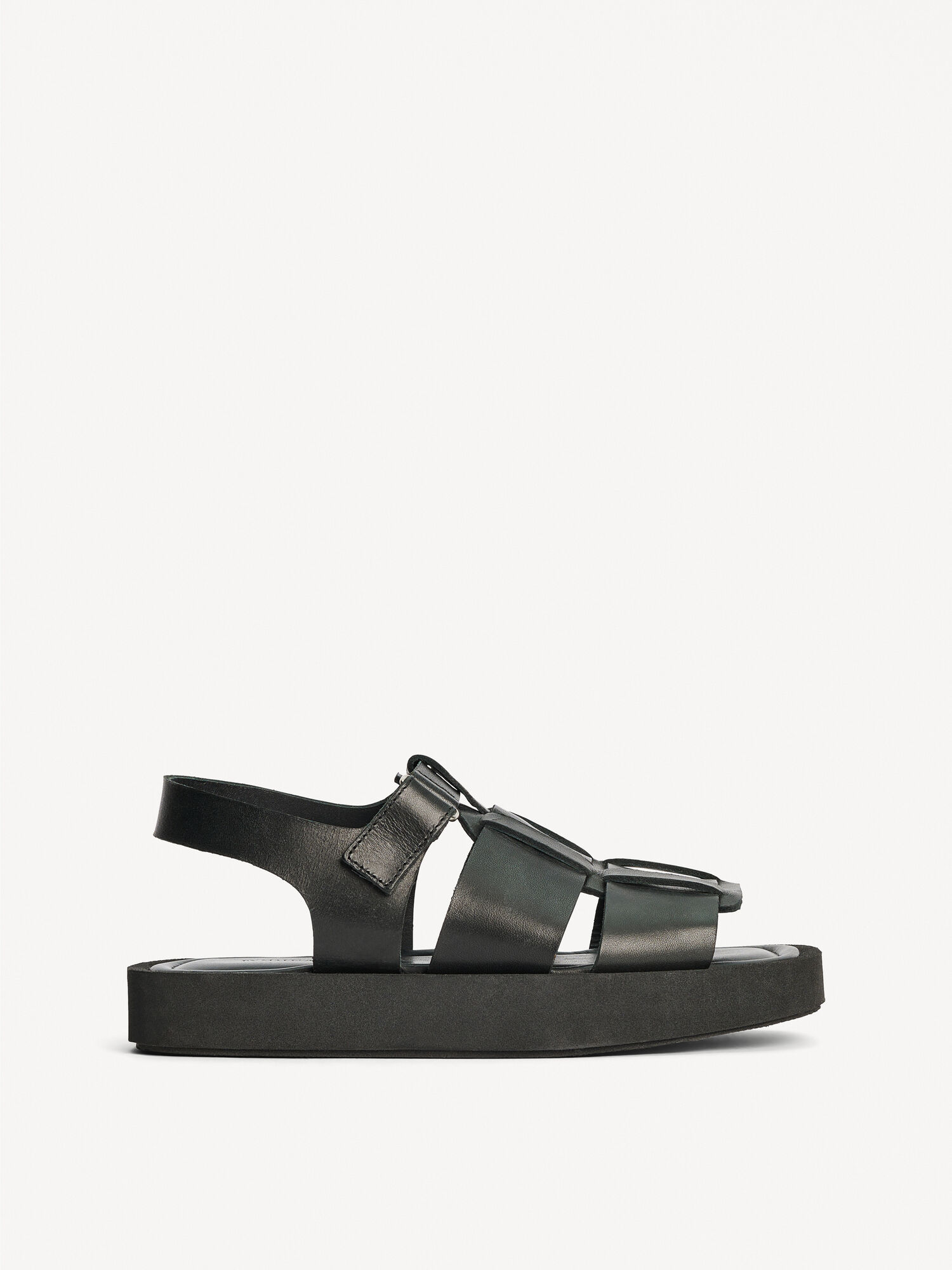 By Malene Birger Kleva Leather Sandals Sko Svarte | NO_BB80514